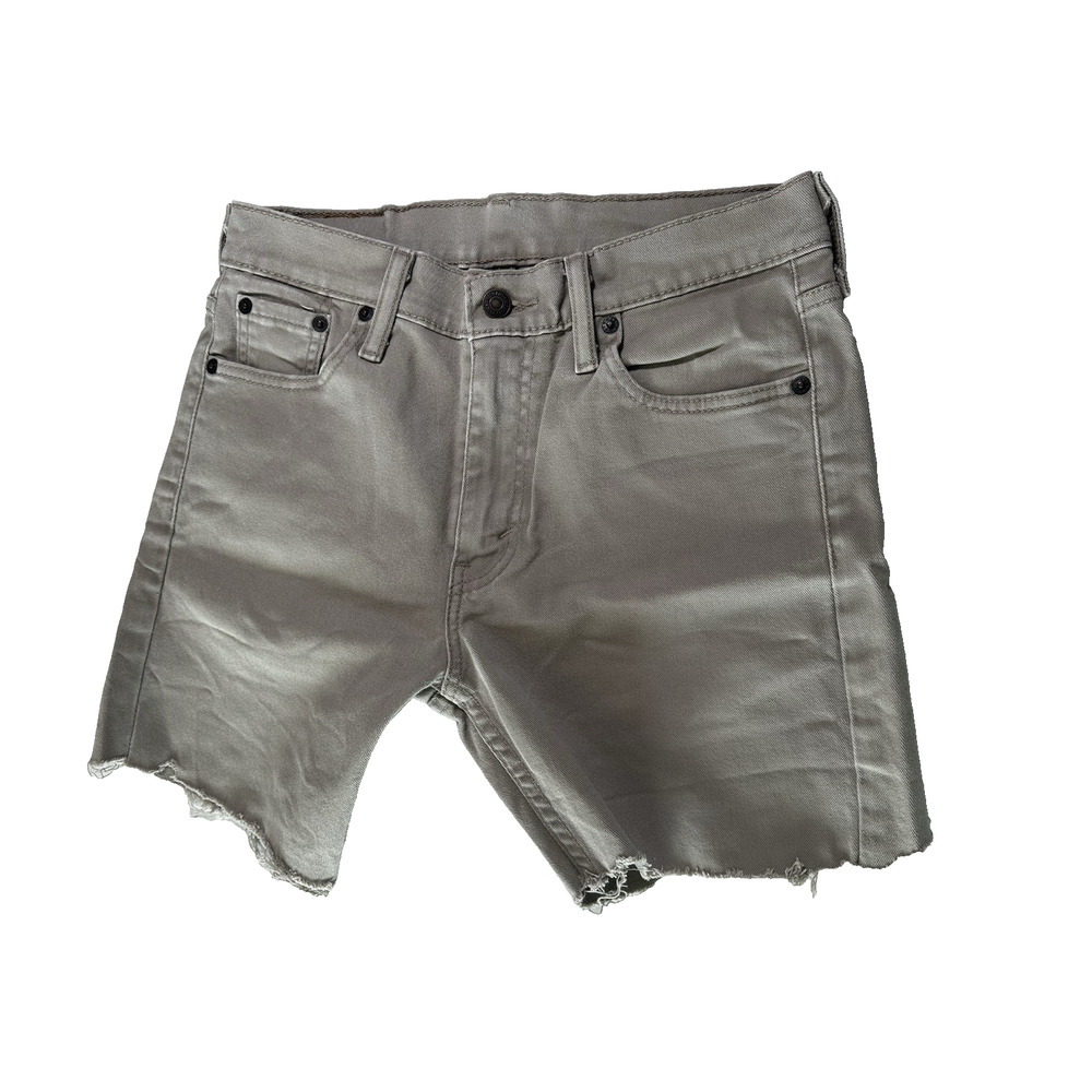 Levis 513 Denim Cutoffs Shorts Khaki Tan Sz 29 Gorpcore Streetwear Outdoor